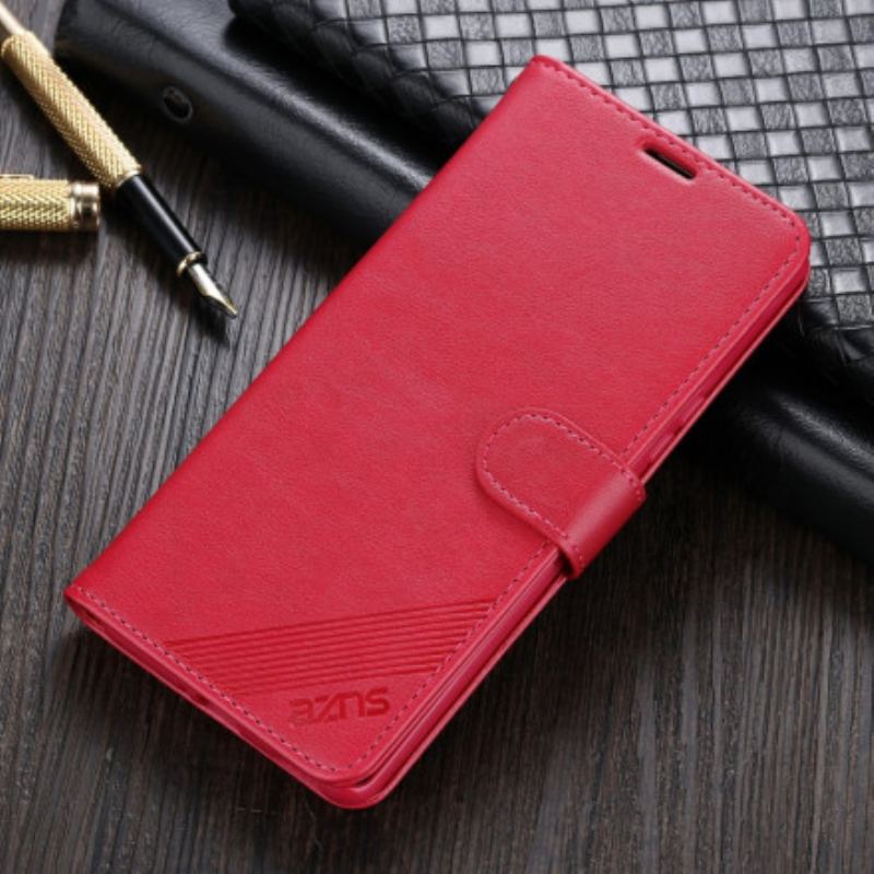 Capa Folio Para Xiaomi Mi 11i 5G Couro Sintético Azns