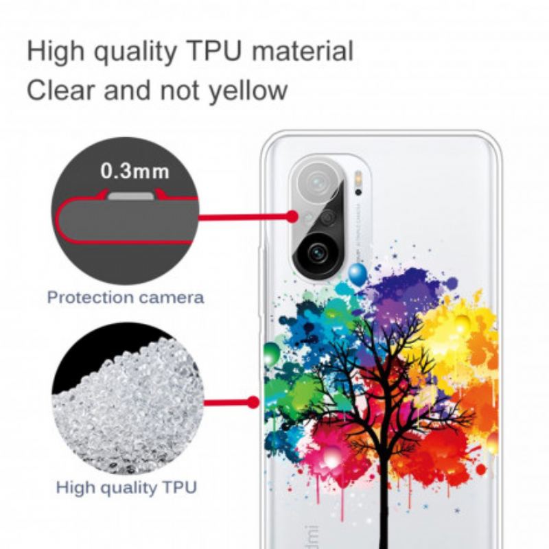 Capa Para Xiaomi Mi 11i 5G Árvore Aquarela Perfeita