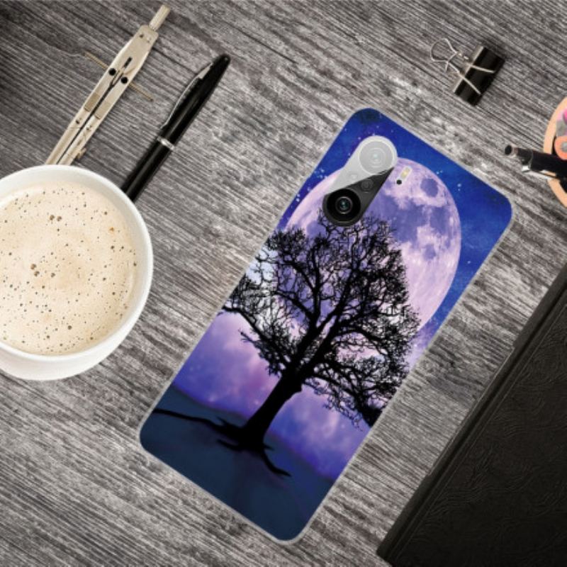 Capa Para Xiaomi Mi 11i 5G Árvore E Lua
