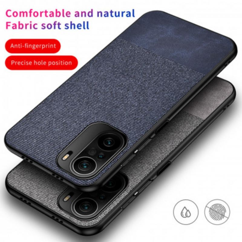 Capa Para Xiaomi Mi 11i 5G Couro Falso De Textura Dupla