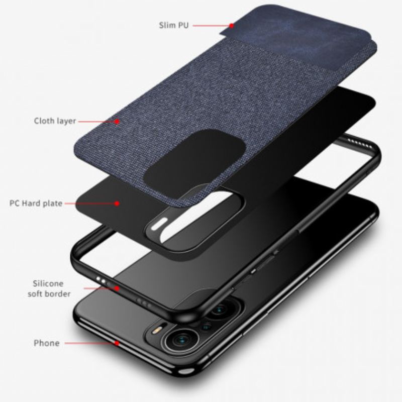 Capa Para Xiaomi Mi 11i 5G Couro Falso De Textura Dupla