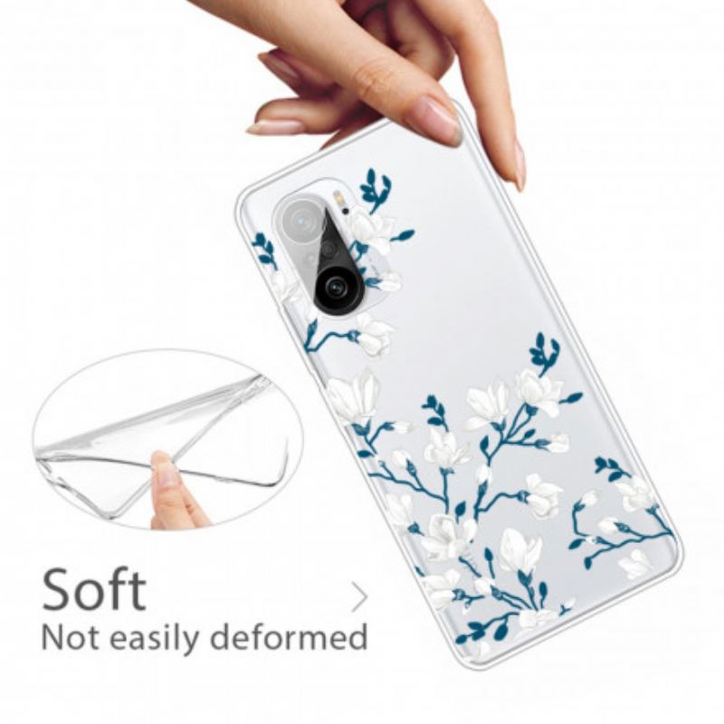 Capa Para Xiaomi Mi 11i 5G Flores Brancas