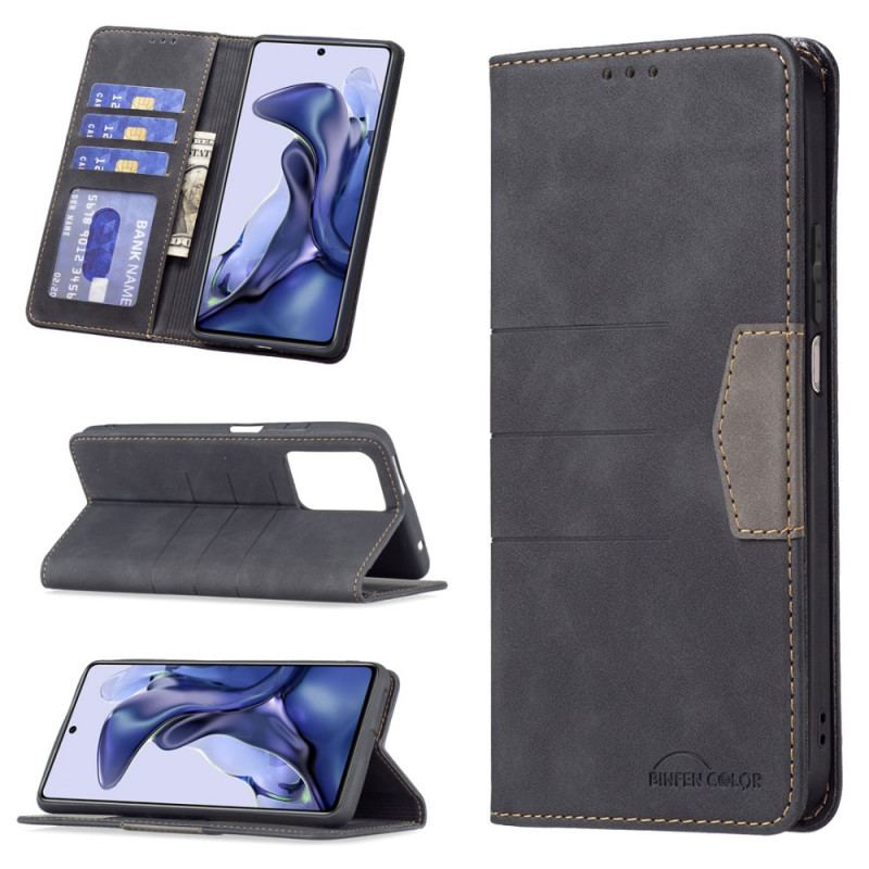 Capa De Celular Para Xiaomi 11T / 11T Pro Flip Cor Binfen