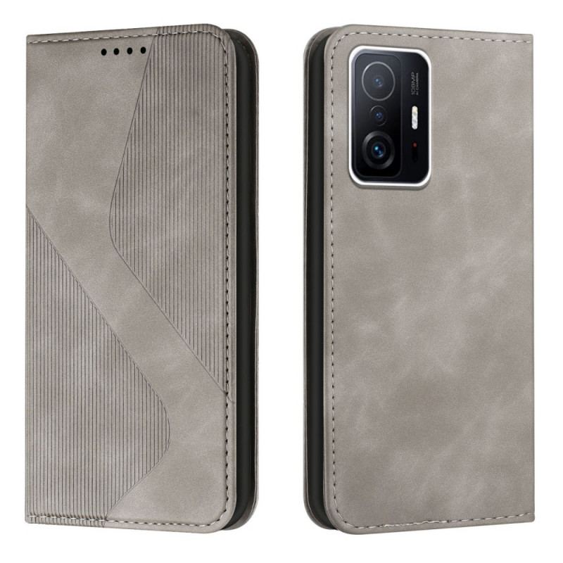 Capa De Celular Para Xiaomi 11T / 11T Pro Flip Estilo De Couro S-design