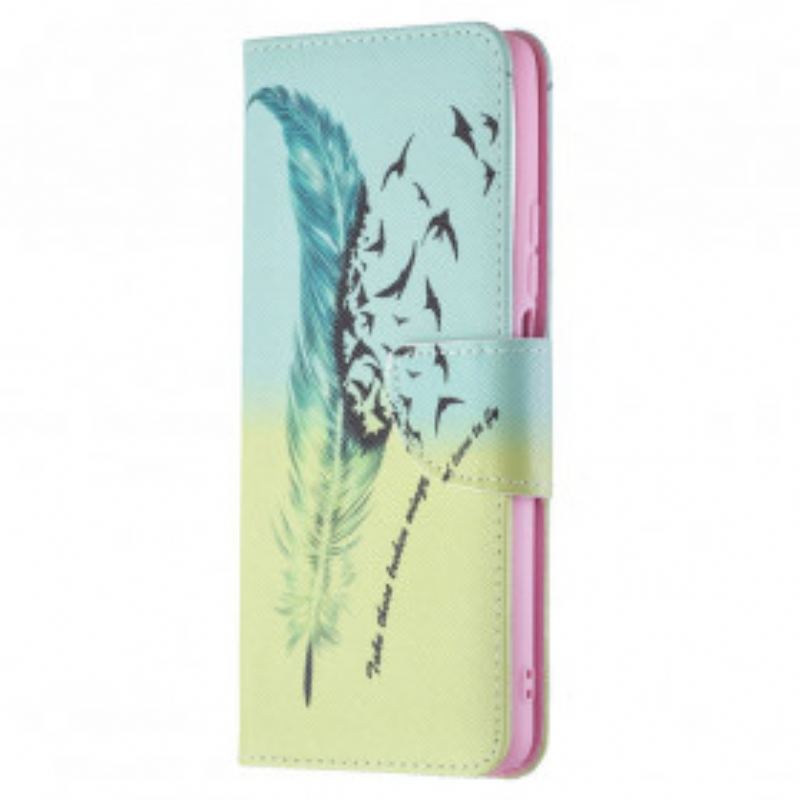 Capa De Couro Para Xiaomi 11T / 11T Pro Aprender A Voar