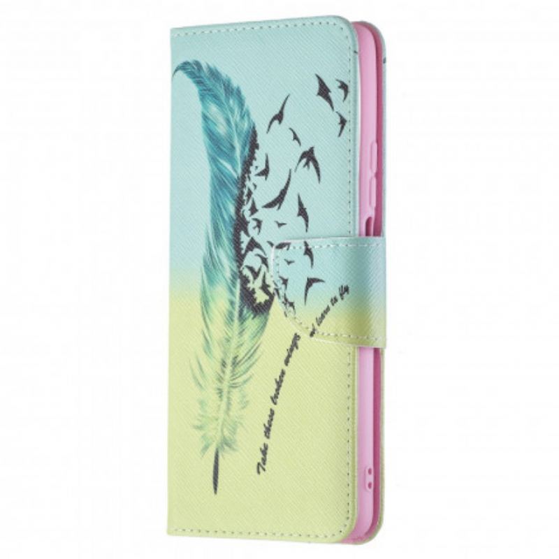 Capa De Couro Para Xiaomi 11T / 11T Pro Aprender A Voar