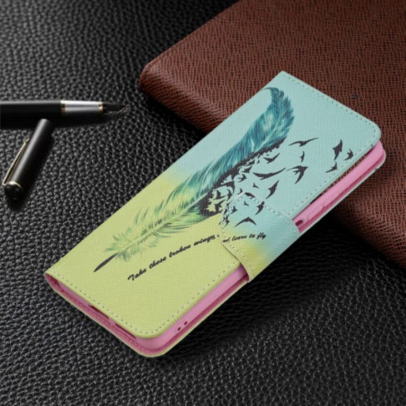 Capa De Couro Para Xiaomi 11T / 11T Pro Aprender A Voar