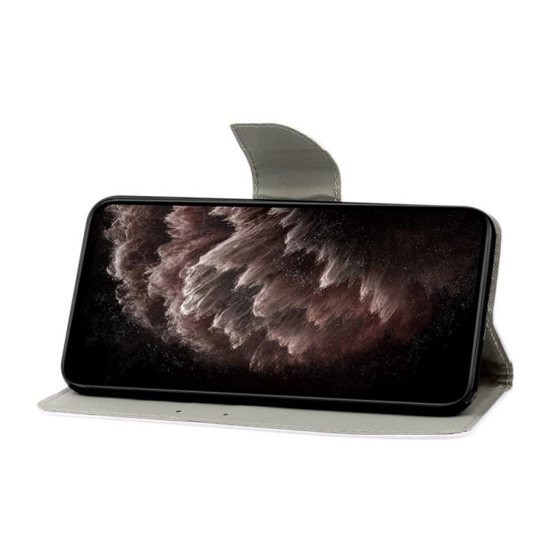 Capa Flip Para Xiaomi 11T / 11T Pro Mar Com Tanga
