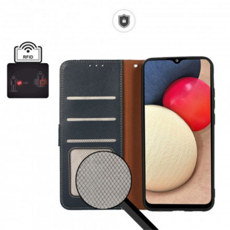 Capa Folio Para Xiaomi 11T / 11T Pro Estilo Lichia Rfid Khazneh