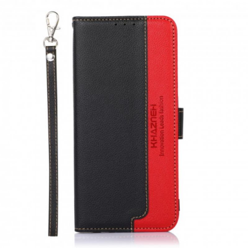Capa Folio Para Xiaomi 11T / 11T Pro Estilo Lichia Rfid Khazneh