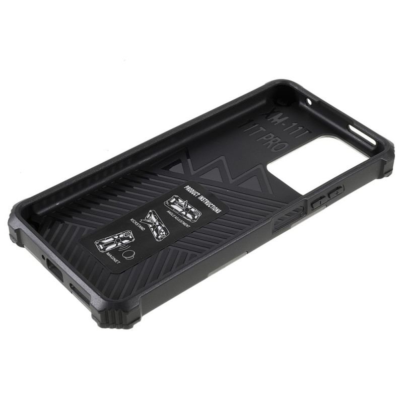 Capa Para Xiaomi 11T / 11T Pro Suporte Removível De Camuflagem