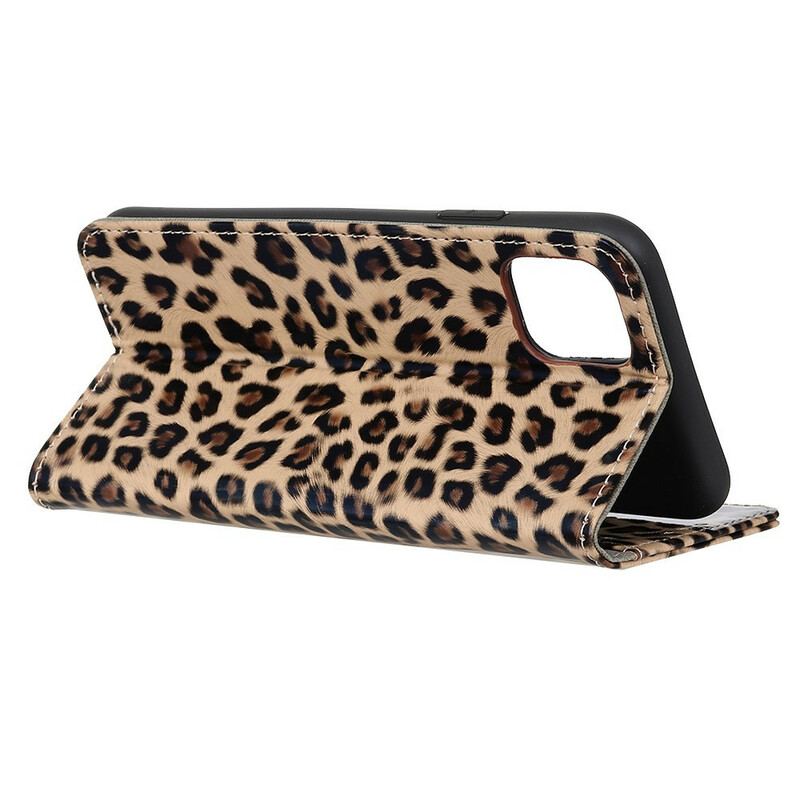 Capa Flip Para Samsung Galaxy Note 10 Lite Leopardo