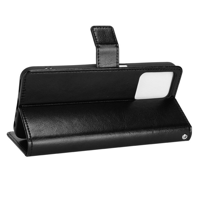 Capa De Couro Para Realme C35 Clássico Chamativo