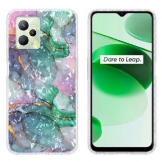Capa Para Realme C35 Mármore Estiloso