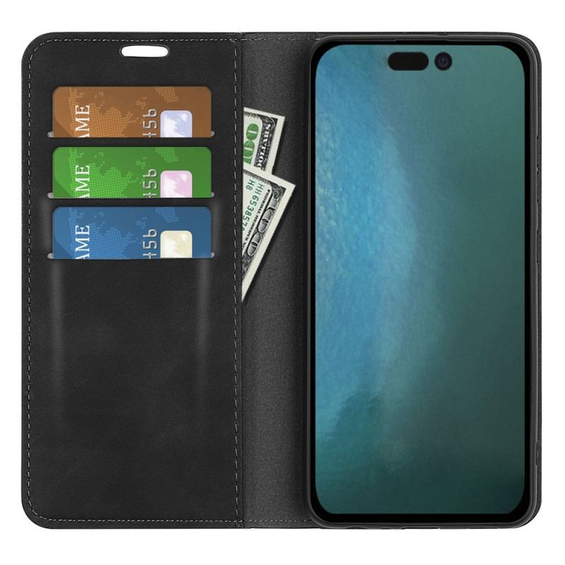 Capa De Celular Para iPhone 14 Pro Flip Estilo Retrô