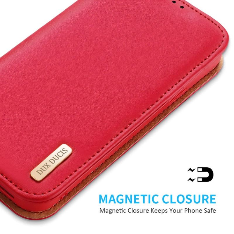 Capa De Celular Para iPhone 14 Pro Flip Hivo Série Dux Ducis