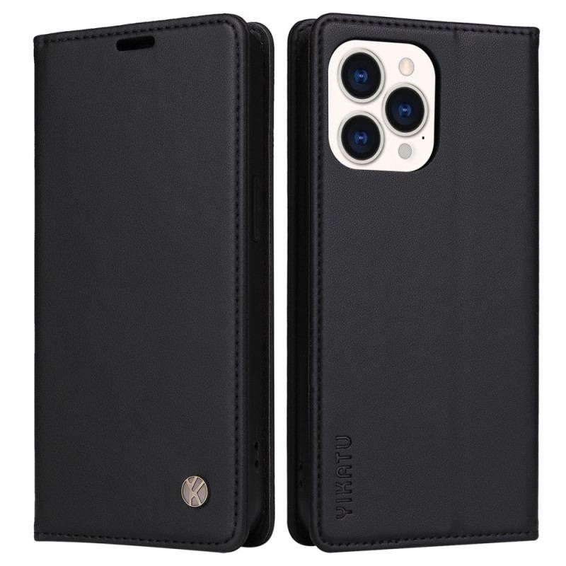 Capa De Celular Para iPhone 14 Pro Flip Rebites Decorativos