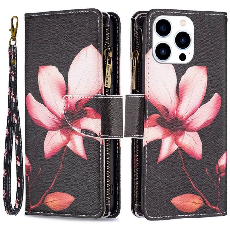 Capa Flip Para iPhone 14 Pro Capa Tipo Carteira Carteira De Flores