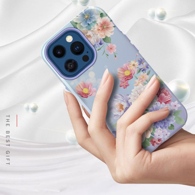 Capa Para iPhone 14 Pro Flores Vintage