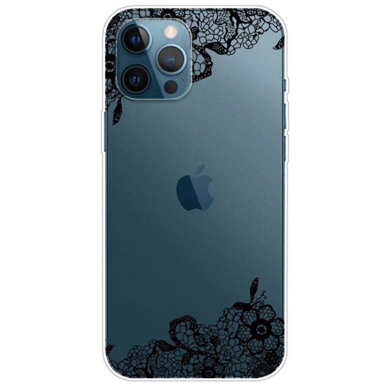 Capa Para iPhone 14 Pro Renda Sem Costura