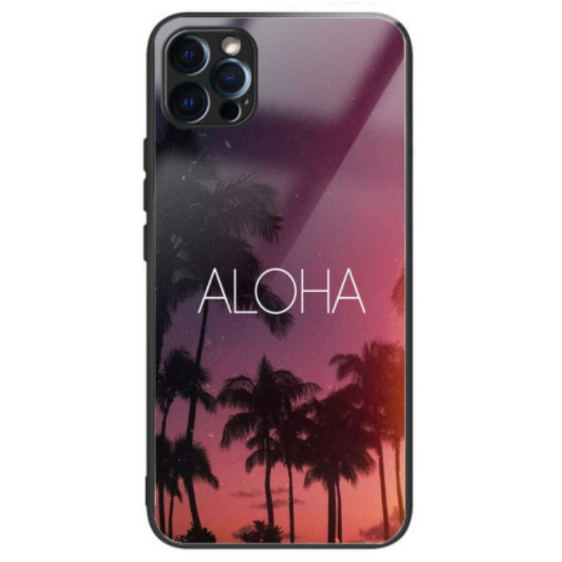Capa Para iPhone 14 Pro Vidro Temperado Aloha