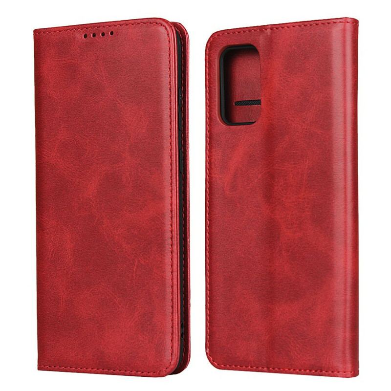 Capa De Celular Para Samsung Galaxy S20 Plus / S20 Plus 5G Flip Couro Legitimo
