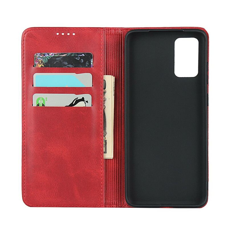 Capa De Celular Para Samsung Galaxy S20 Plus / S20 Plus 5G Flip Couro Legitimo