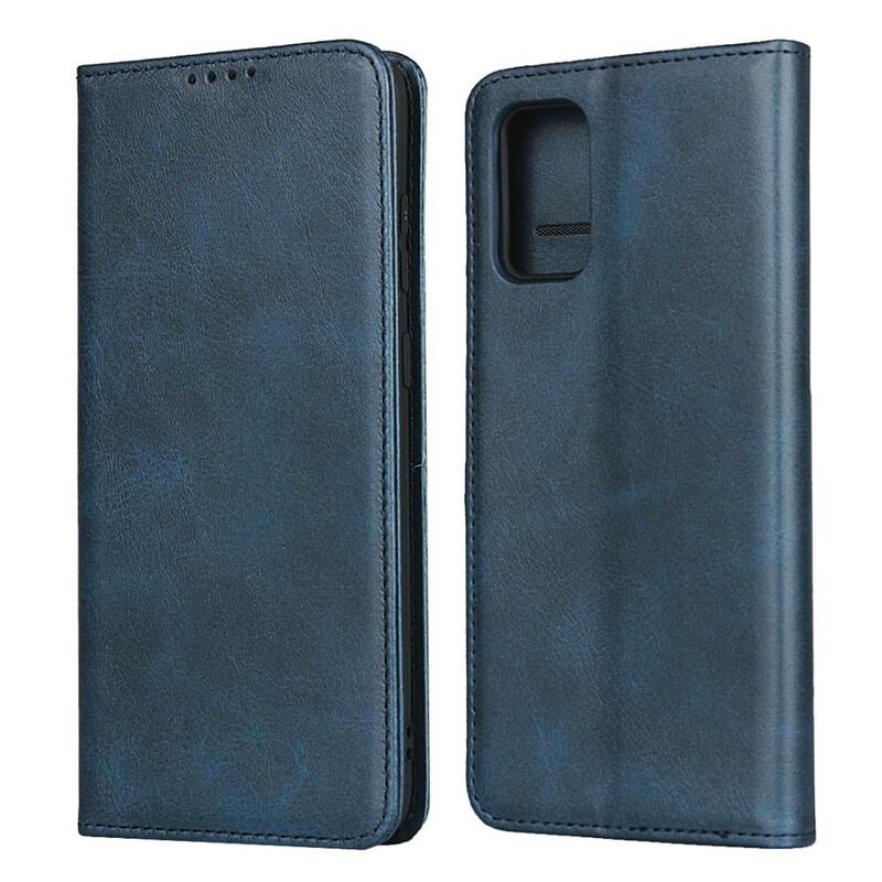 Capa De Celular Para Samsung Galaxy S20 Plus / S20 Plus 5G Flip Couro Legitimo