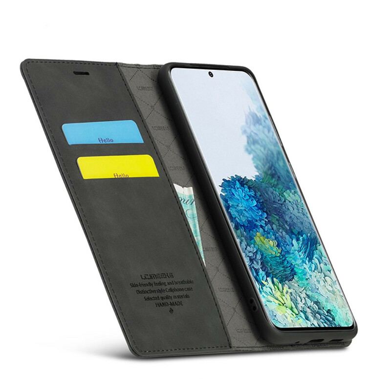 Capa De Celular Para Samsung Galaxy S20 Plus / S20 Plus 5G Flip Lc.imeeke Efeito Couro