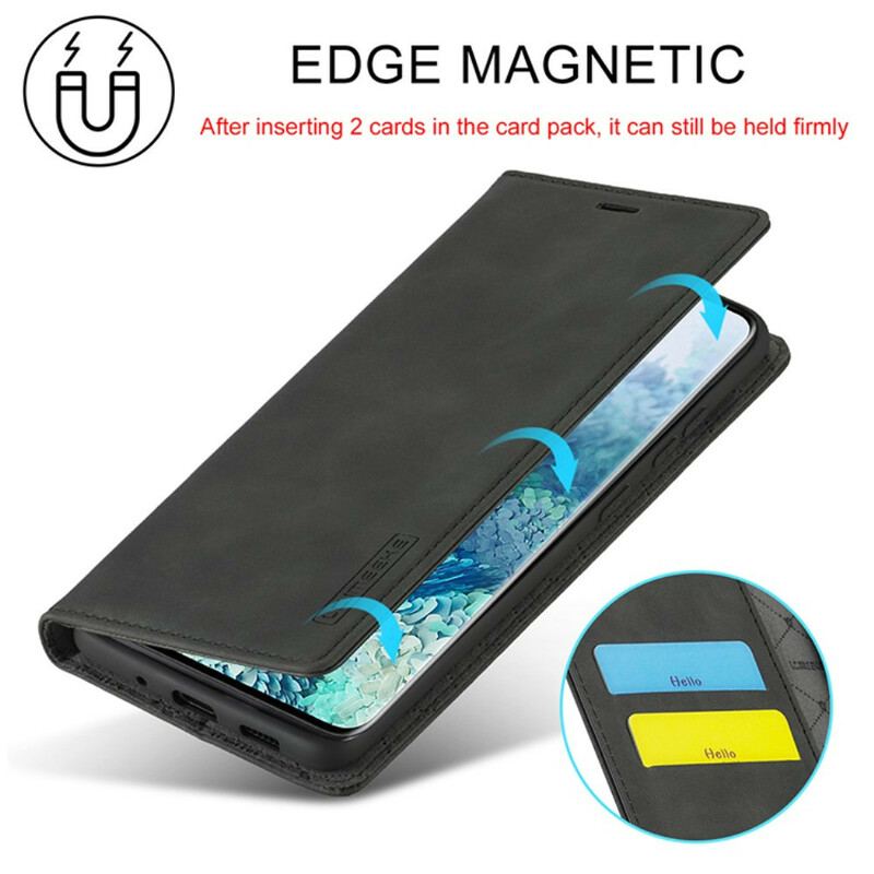 Capa De Celular Para Samsung Galaxy S20 Plus / S20 Plus 5G Flip Lc.imeeke Efeito Couro