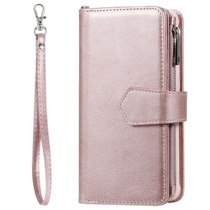Capa Capa De Couro Para Samsung Galaxy S20 Plus / S20 Plus 5G Capa Tipo Carteira Carteira Destacável
