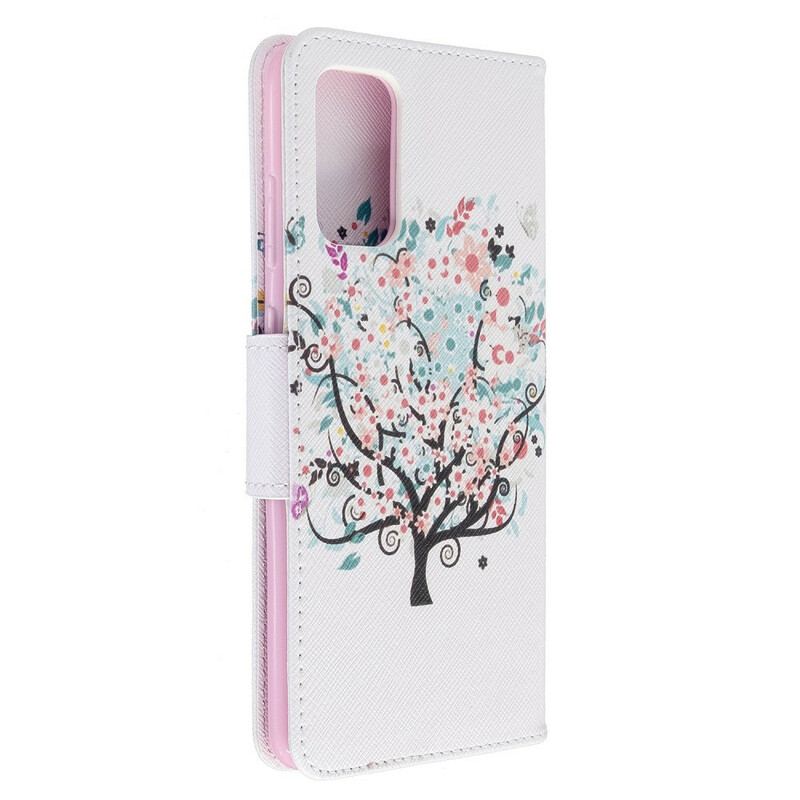 Capa Flip Para Samsung Galaxy S20 Plus / S20 Plus 5G Árvore Florida
