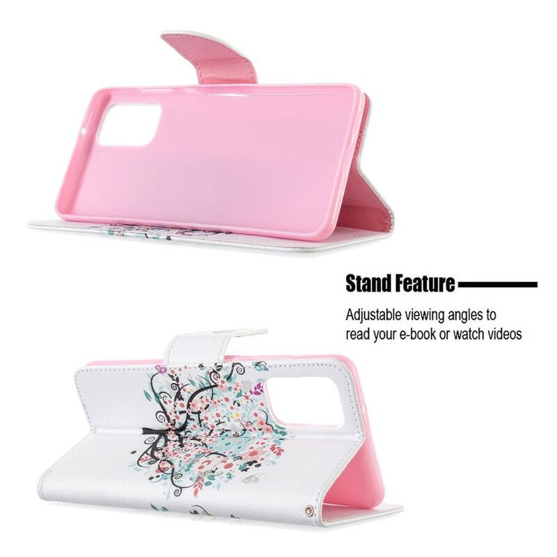 Capa Flip Para Samsung Galaxy S20 Plus / S20 Plus 5G Árvore Florida