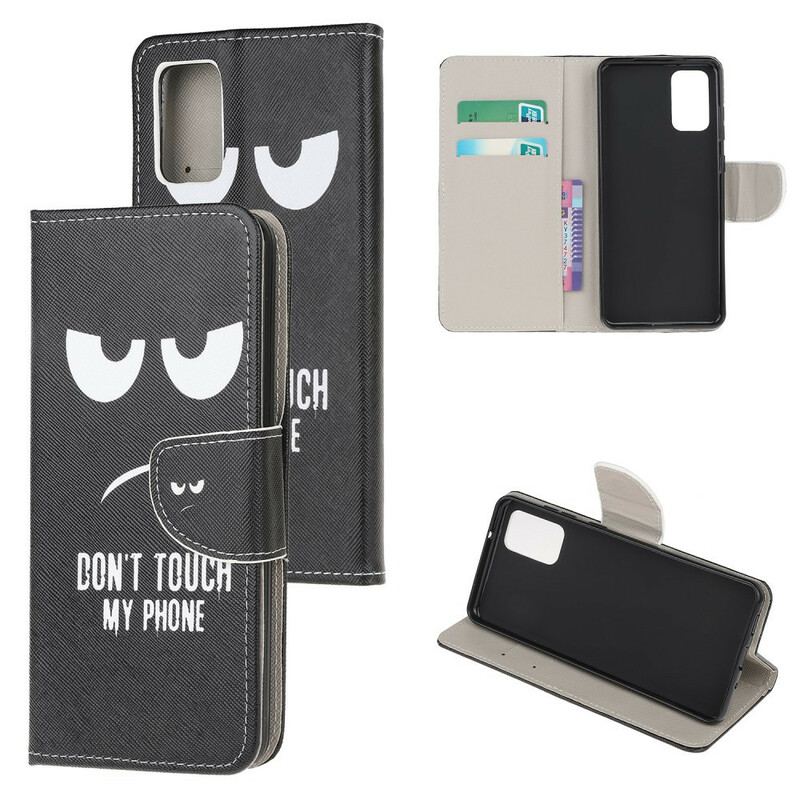 Capa Flip Para Samsung Galaxy S20 Plus / S20 Plus 5G Não Toque No Meu Telefone