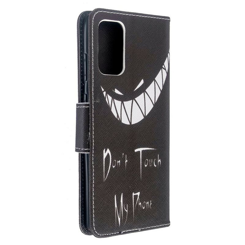 Capa Flip Para Samsung Galaxy S20 Plus / S20 Plus 5G Telefone Do Diabo
