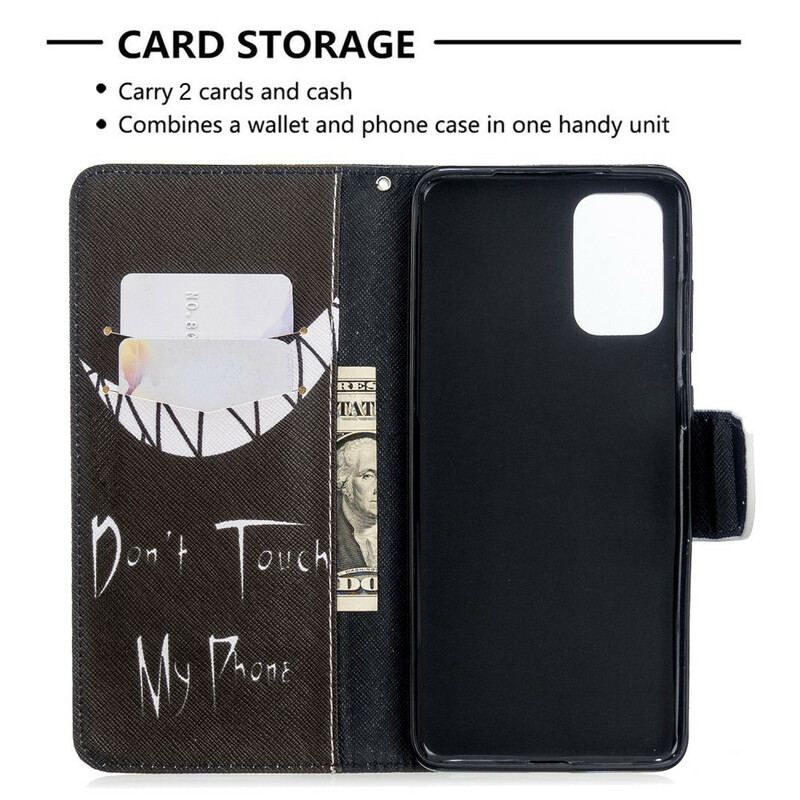 Capa Flip Para Samsung Galaxy S20 Plus / S20 Plus 5G Telefone Do Diabo