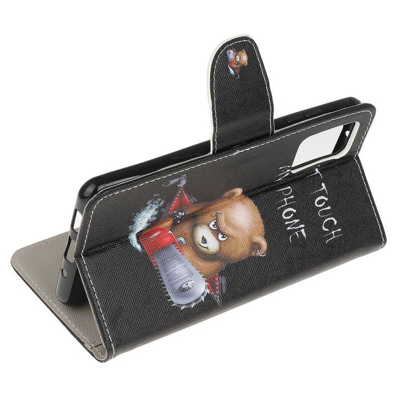 Capa Flip Para Samsung Galaxy S20 Plus / S20 Plus 5G Urso Perigoso