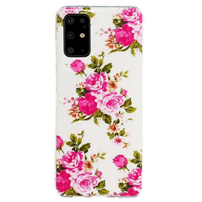 Capa Para Samsung Galaxy S20 Plus / S20 Plus 5G Flores Fluorescentes