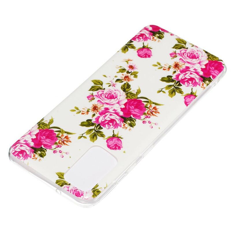 Capa Para Samsung Galaxy S20 Plus / S20 Plus 5G Flores Fluorescentes