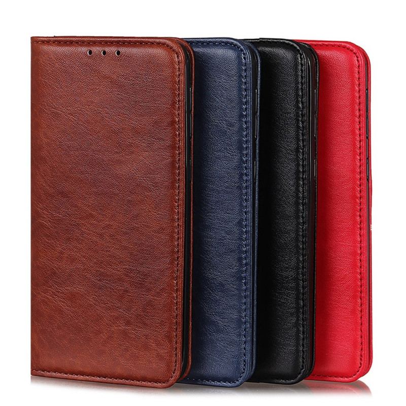 Capa De Celular Para Oppo A74 4G Flip Textura De Couro