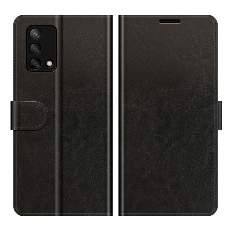 Capa Em Pele Para Oppo A74 4G Couro Ultra Sintético