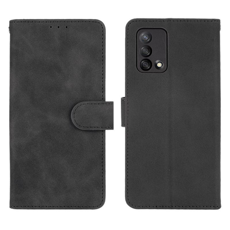 Capa Em Pele Para Oppo A74 4G Toque De Pele Colorida