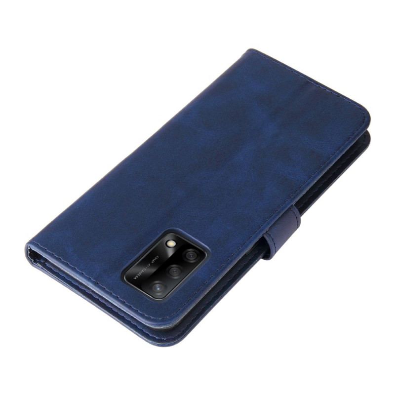 Capa Folio Para Oppo A74 4G Porta-moedas Vintage