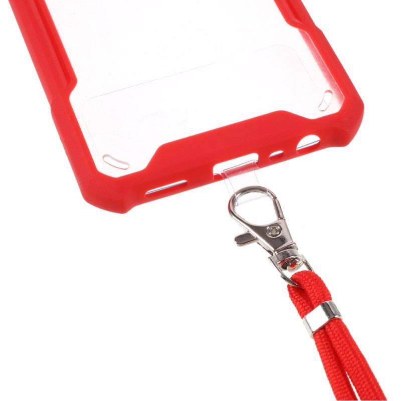 Capa Para Oppo A74 4G Híbrido Com Cordão Colorido
