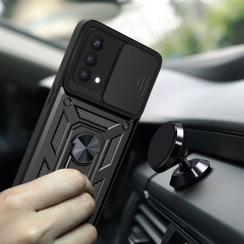 Capa Para Oppo A74 4G Suporte E Protetores Para Lentes De Design