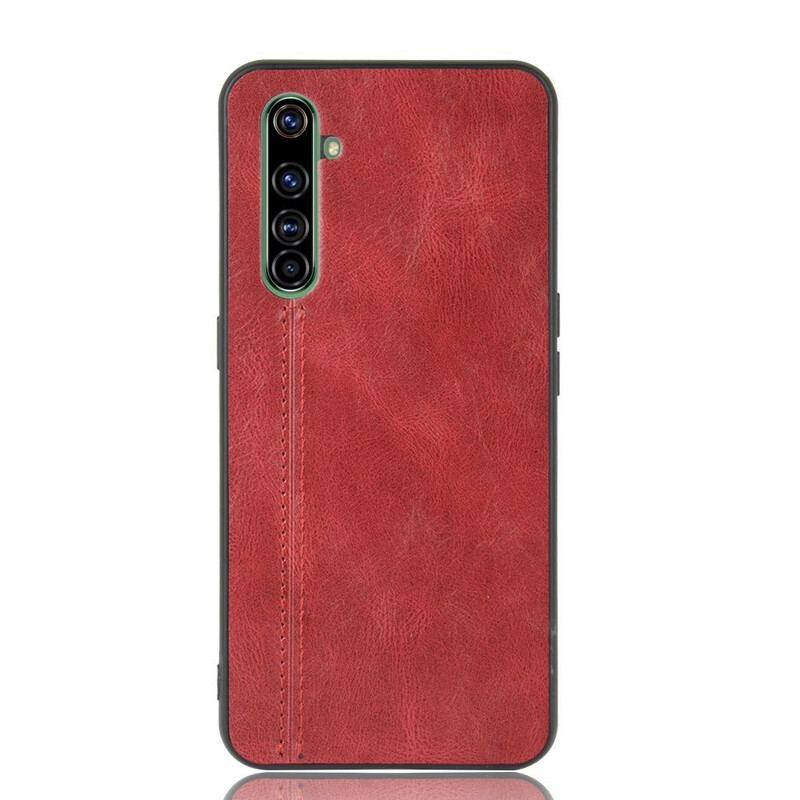 Capa Para Realme X50 Pro Costura De Couro Estilo