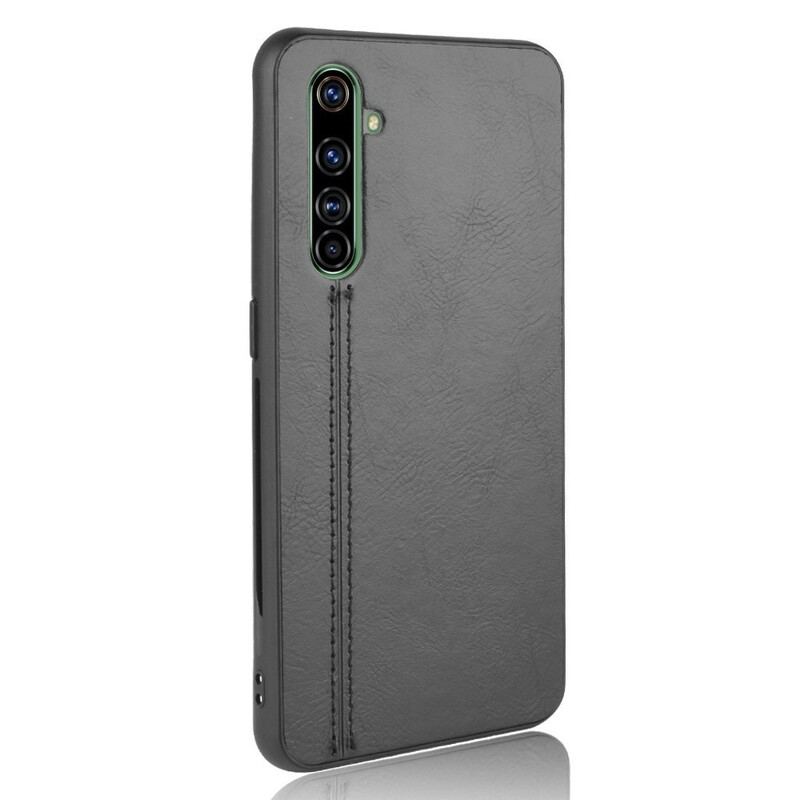 Capa Para Realme X50 Pro Costura De Couro Estilo