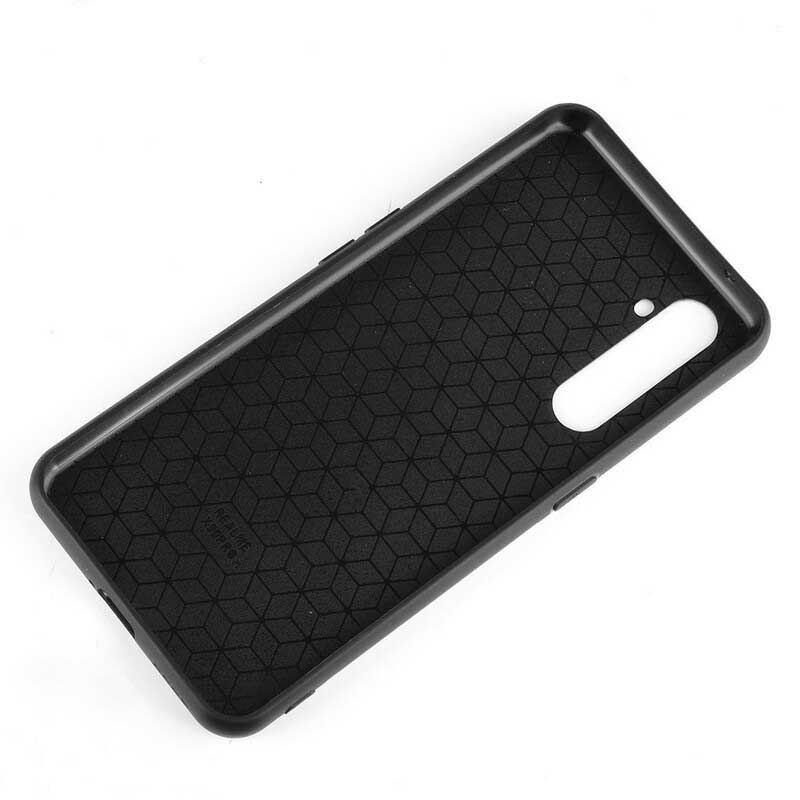 Capa Para Realme X50 Pro Costura De Couro Estilo