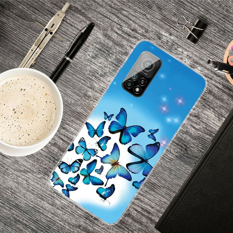 Capa De Celular Para Xiaomi Mi 10T / 10T Pro Borboletas Borboletas