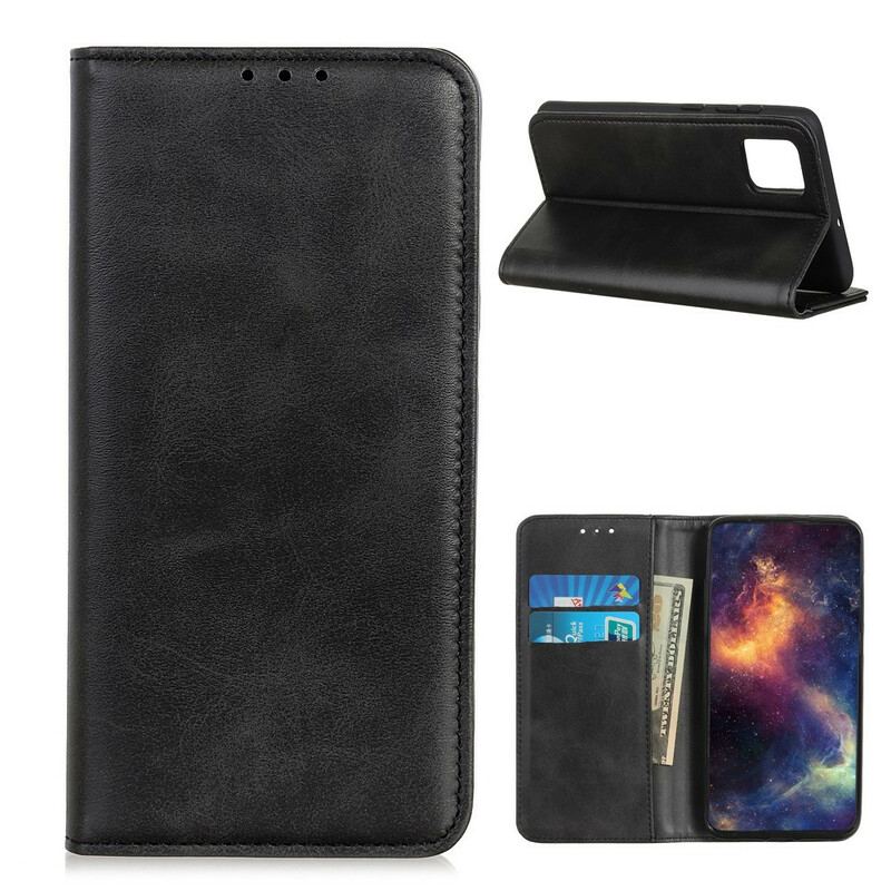 Capa De Celular Para Xiaomi Mi 10T / 10T Pro Flip Couro Rachado
